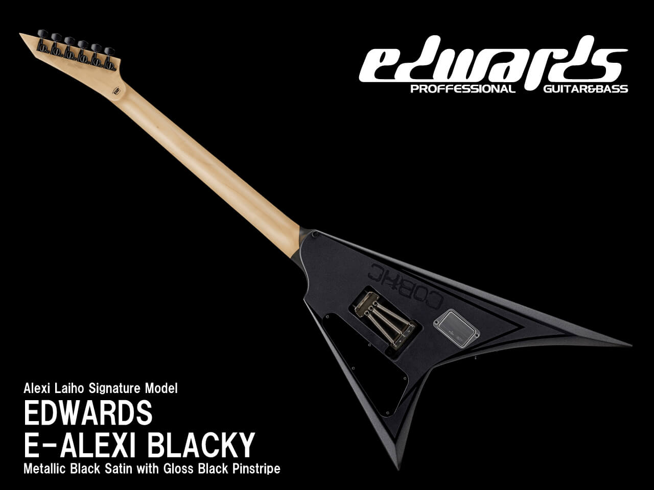 【お取寄せ商品】EDWARDS(エドワーズ) E-ALEXI BLACKY (BODOM AFTER MIDNIGHT/Alexi Laihoモデル)