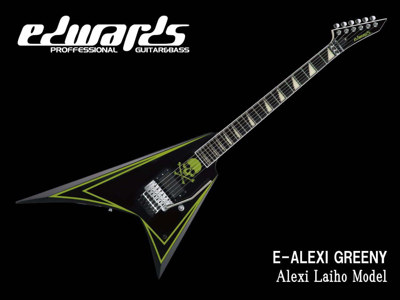 【お取寄せ商品】EDWARDS(エドワーズ) E-ALEXI GREENY (BODOM AFTER MIDNIGHT/Alexi Laihoモデル)