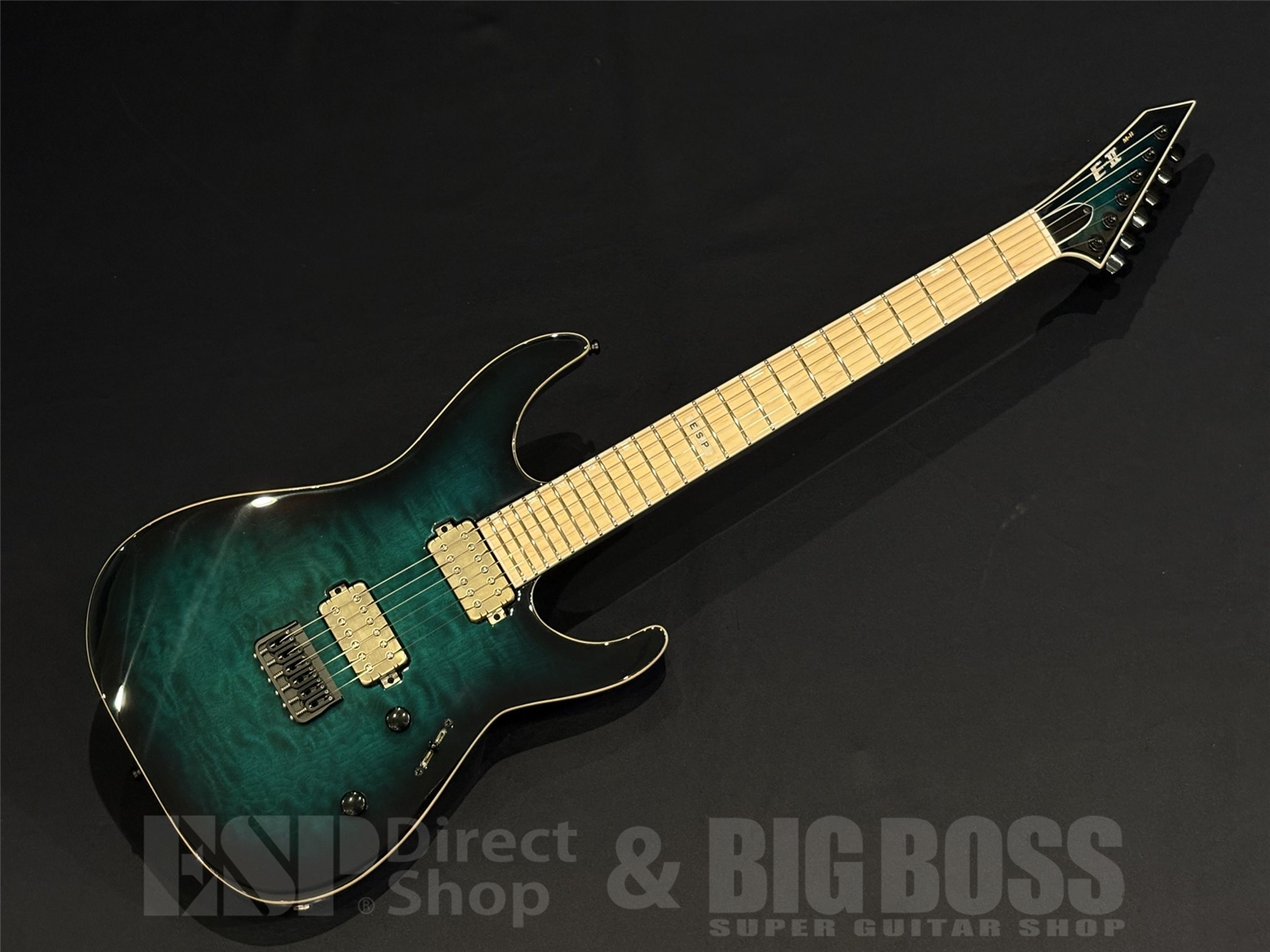 【即納可能】E-II(イーツー) M-II NT HS QM / Black Turquoise Burst 京都店