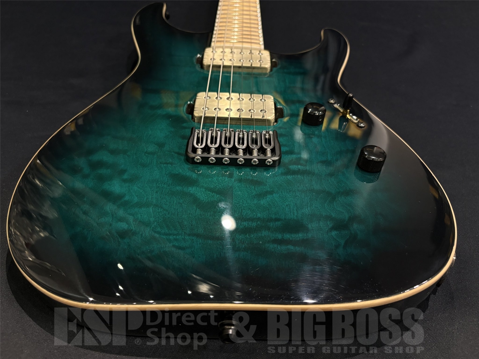 【即納可能】E-II(イーツー) M-II NT HS QM / Black Turquoise Burst 京都店