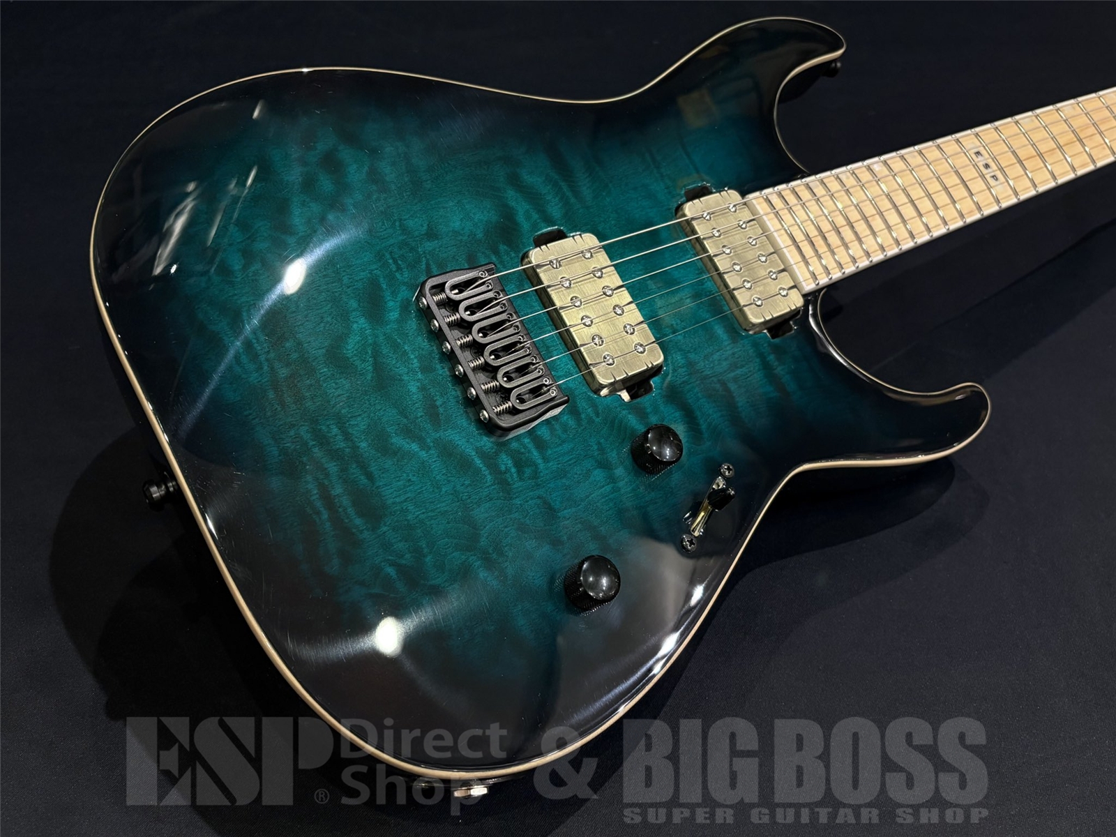 【即納可能】E-II(イーツー) M-II NT HS QM / Black Turquoise Burst 京都店