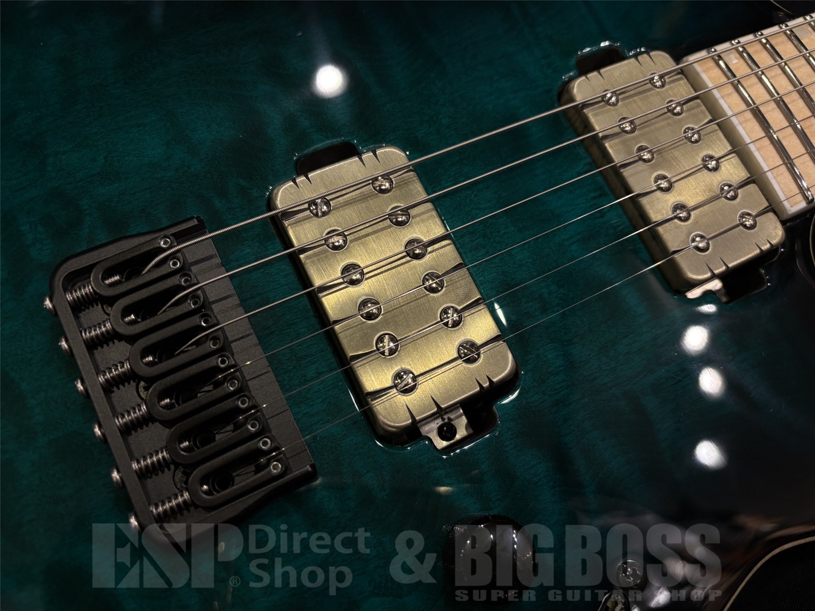 【即納可能】E-II(イーツー) M-II NT HS QM / Black Turquoise Burst 京都店