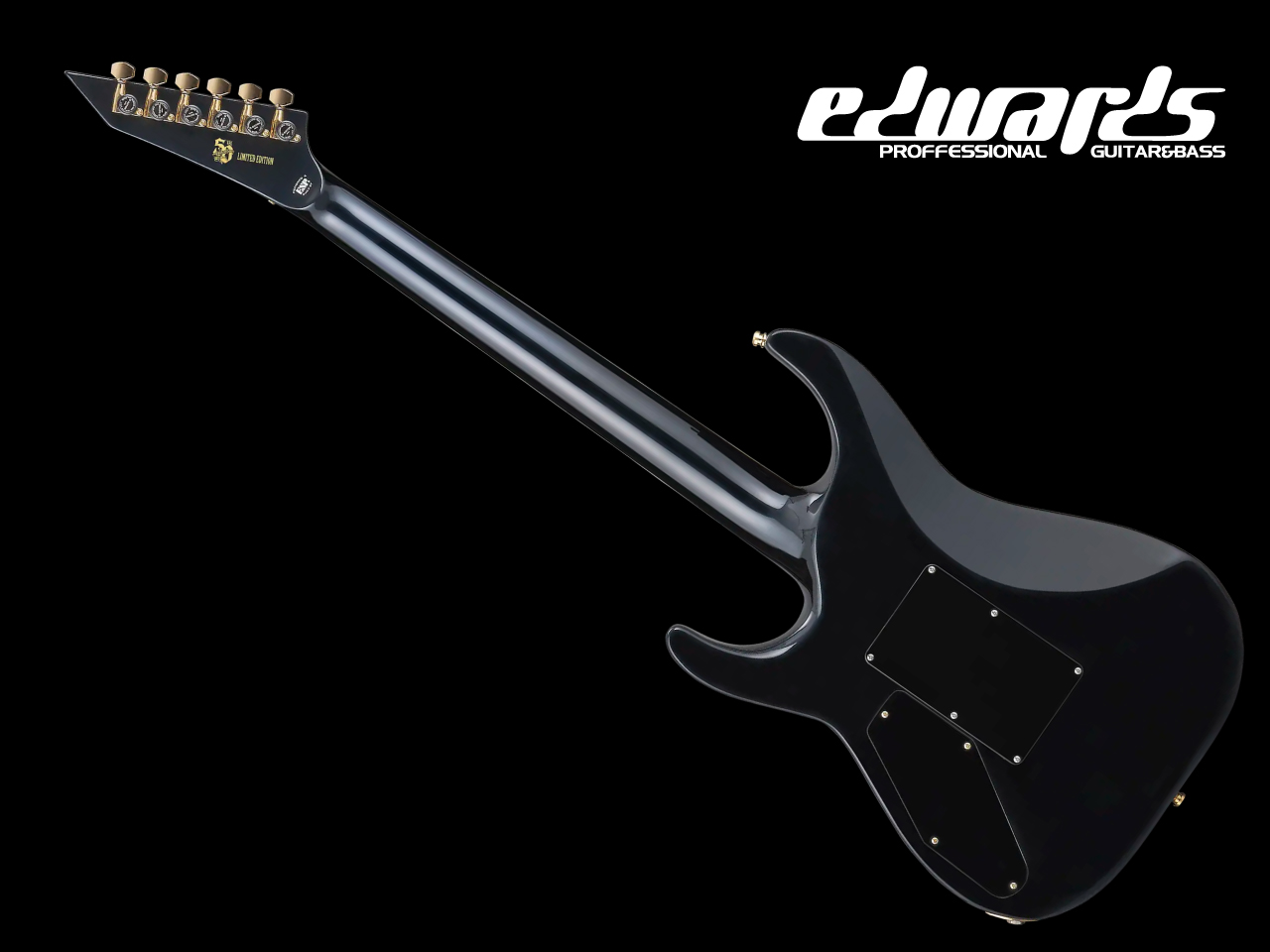 【お取寄せ商品】EDWARDS(エドワーズ) E-HORIZON-CTM 50TH (Ash Black Burst C / Black Pearl Back)