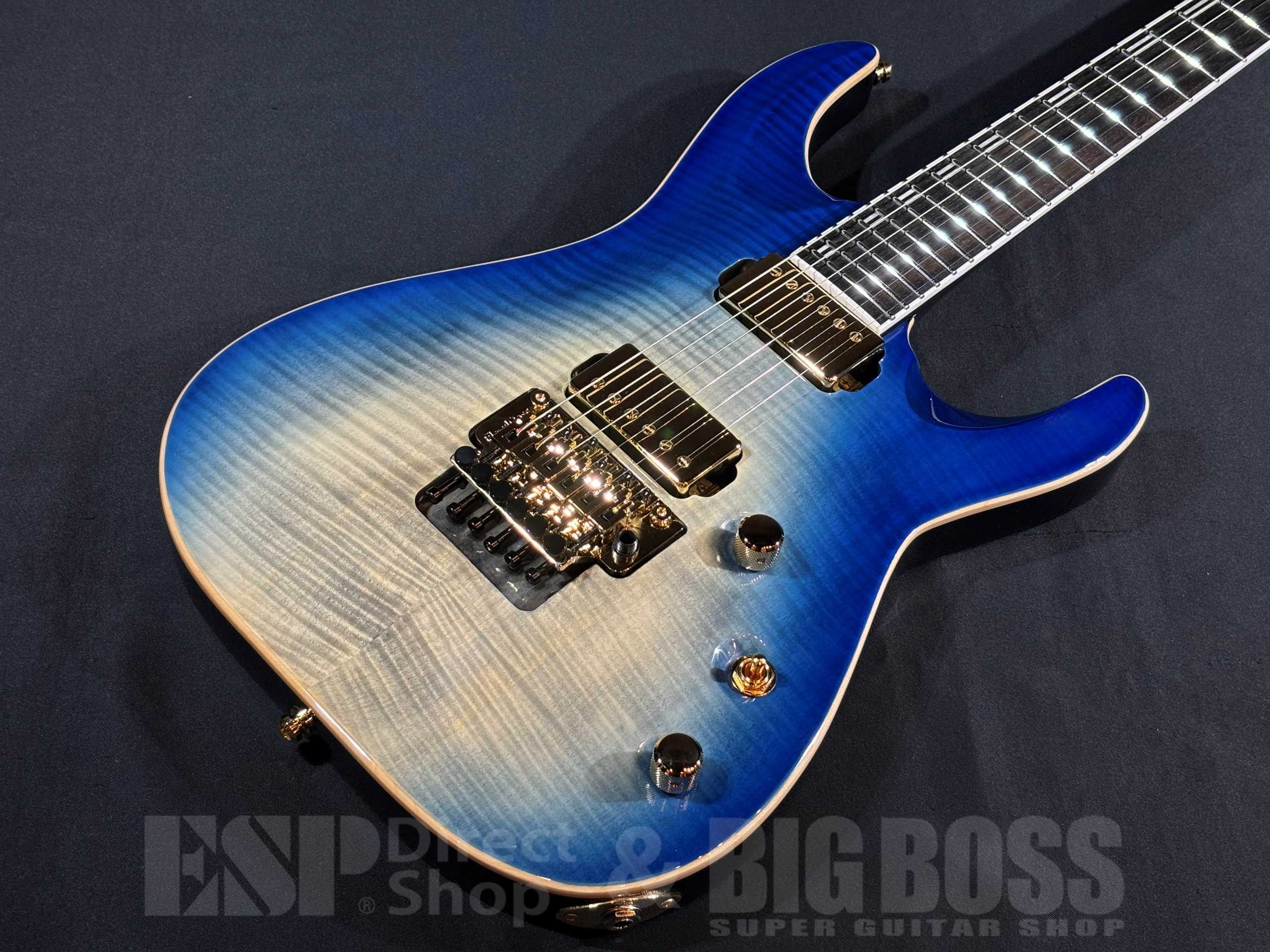 【即納可能】EDWARDS(エドワーズ) E-HORIZON-CTM 50TH / Black Aqua Burst C/Blue Pearl Back 大阪店