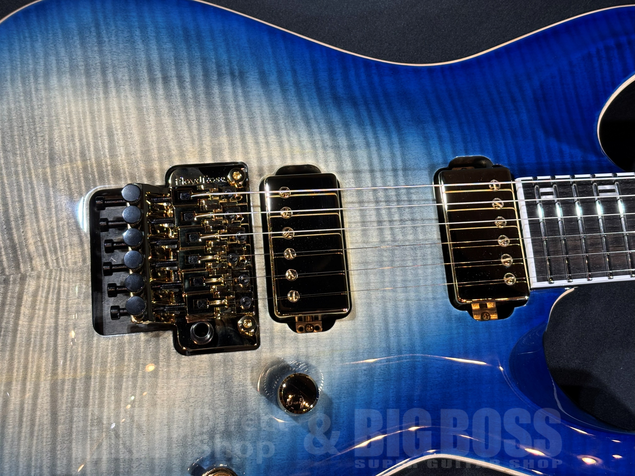 【即納可能】EDWARDS(エドワーズ) E-HORIZON-CTM 50TH / Black Aqua Burst C/Blue Pearl Back 大阪店