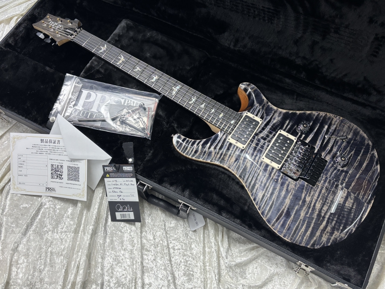 【即納可能】Paul Reed Smith(ポールリードスミス/PRS) CUSTOM 24 Floyd 10Top Gray Black (S/N0392466)