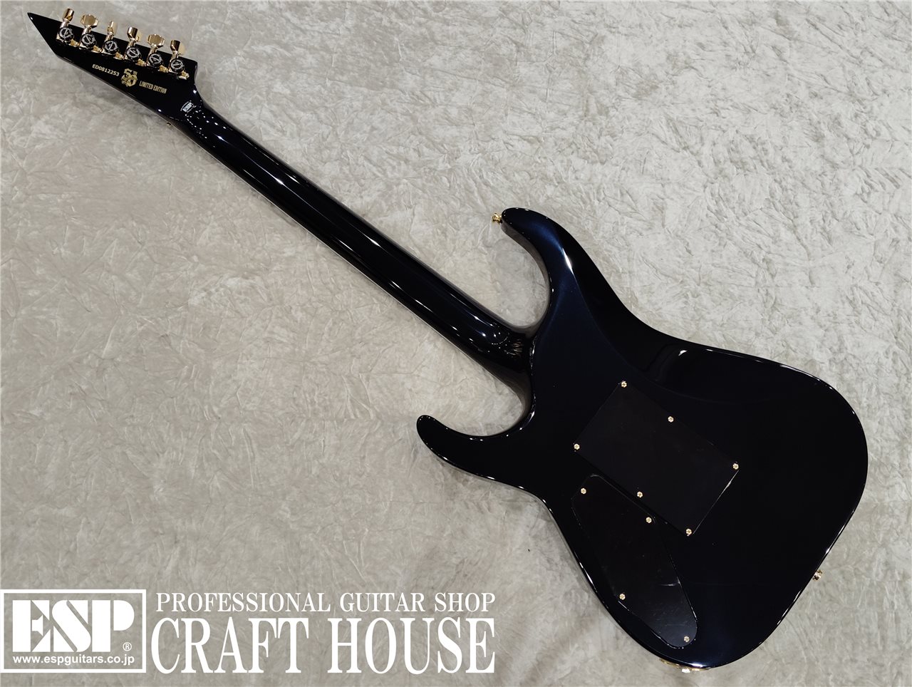 【即納可能】EDWARDS E-HORIZON-CTM 50TH / Black Aqua Burst C / Blue Pearl Back  渋谷店