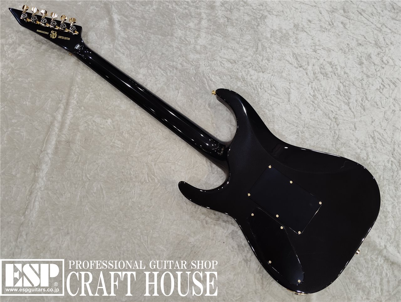 【即納可能】EDWARDS E-HORIZON-CTM 50TH / Ash Black Burst C / Black Pearl Back  渋谷店