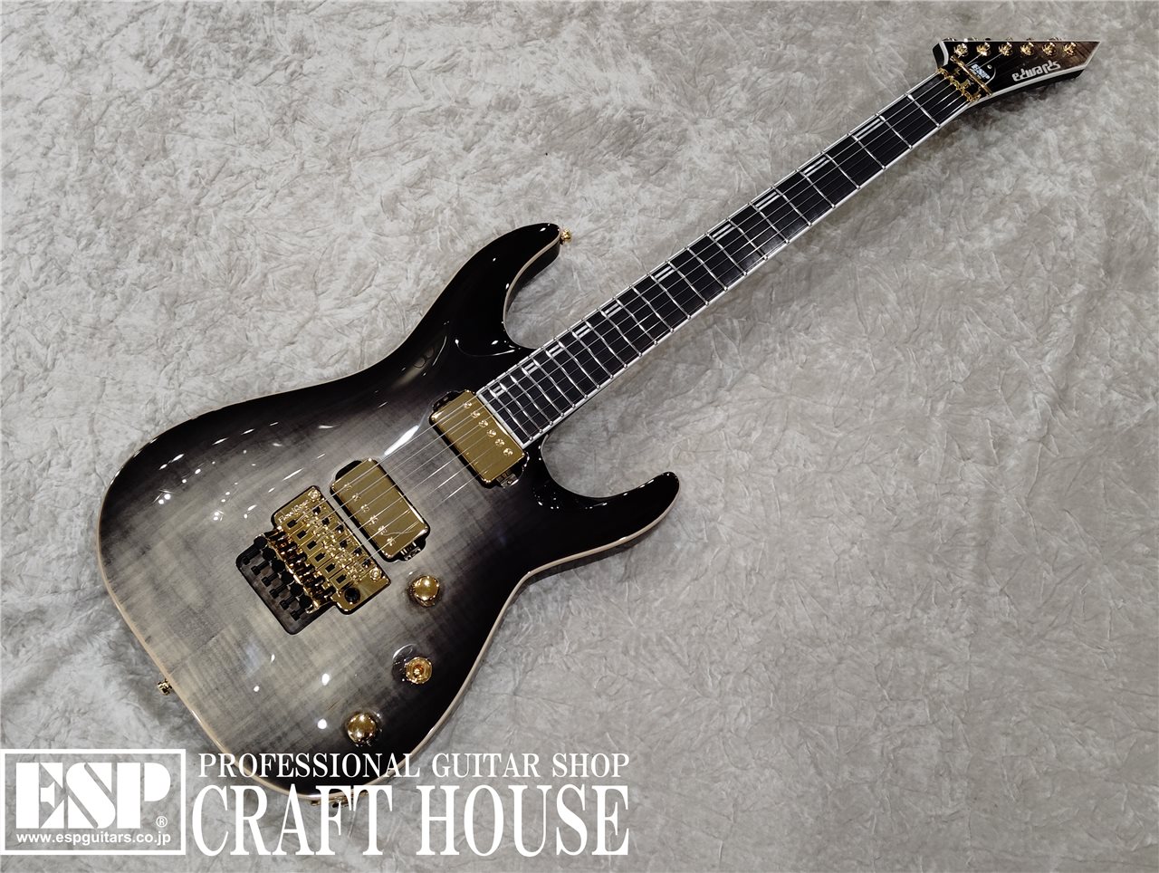 【即納可能】EDWARDS E-HORIZON-CTM 50TH / Ash Black Burst C / Black Pearl Back  渋谷店