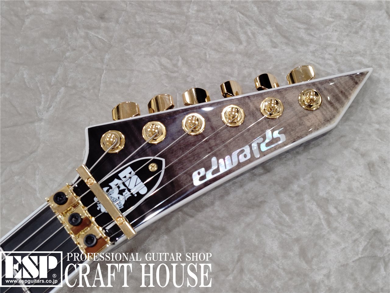 【即納可能】EDWARDS E-HORIZON-CTM 50TH / Ash Black Burst C / Black Pearl Back  渋谷店