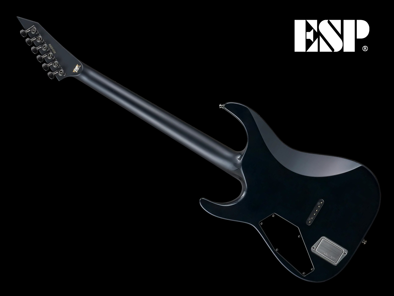 【受注生産】ESP(イーエスピー) M-II CTM NT/FM (Black Aqua Burst C w/Blue Pearl Black)