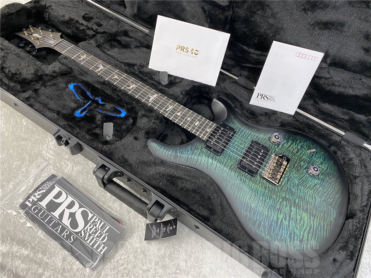【即納可能】Paul Reed Smith(ポールリードスミス/PRS) 40TH ANNIVERSARY CUSTOM 24 SATIN LIMITED EDITION / Cobalt Smokeburst (2025年製 S/N 0414100)