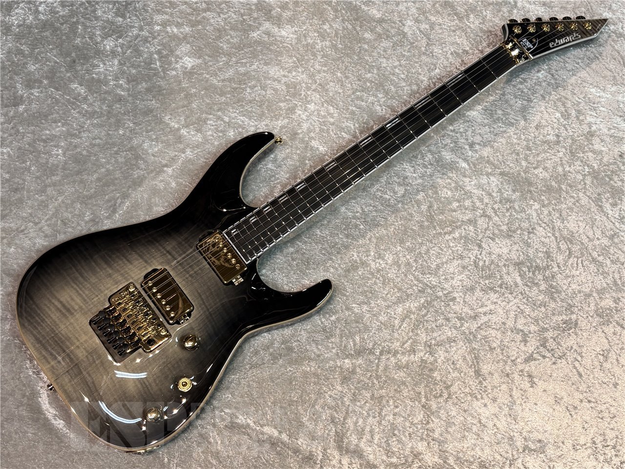 【即納可能】EDWARDS(エドワーズ) E-HORIZON-CTM 50TH (Ash Black Burst C / Black Pearl Back) 広島店