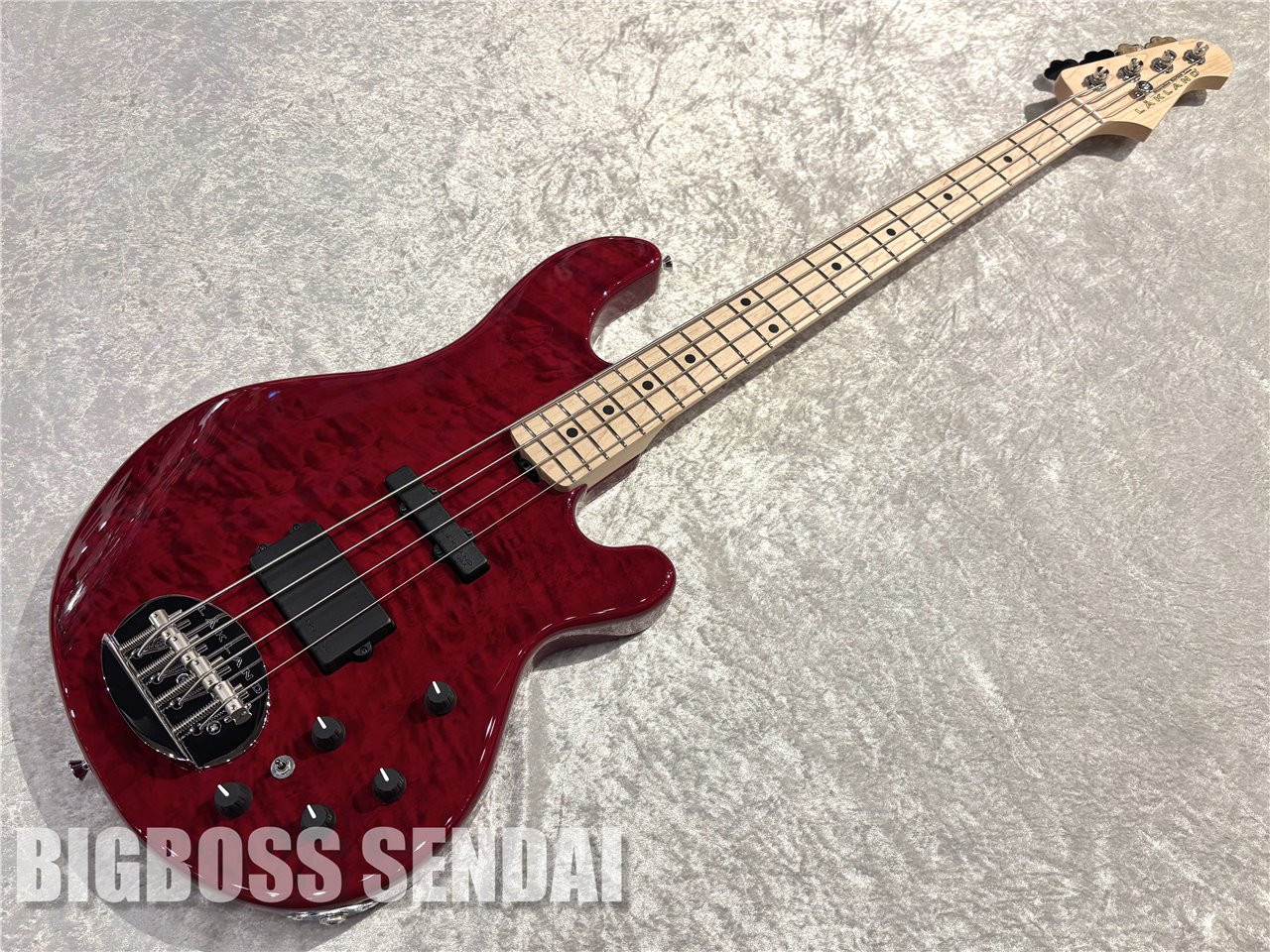 【即納可能】LAKLAND(レイクランド)Shoreline Series SL44-94 Deluxe / Burgundy Translucent / Maple FB 仙台店