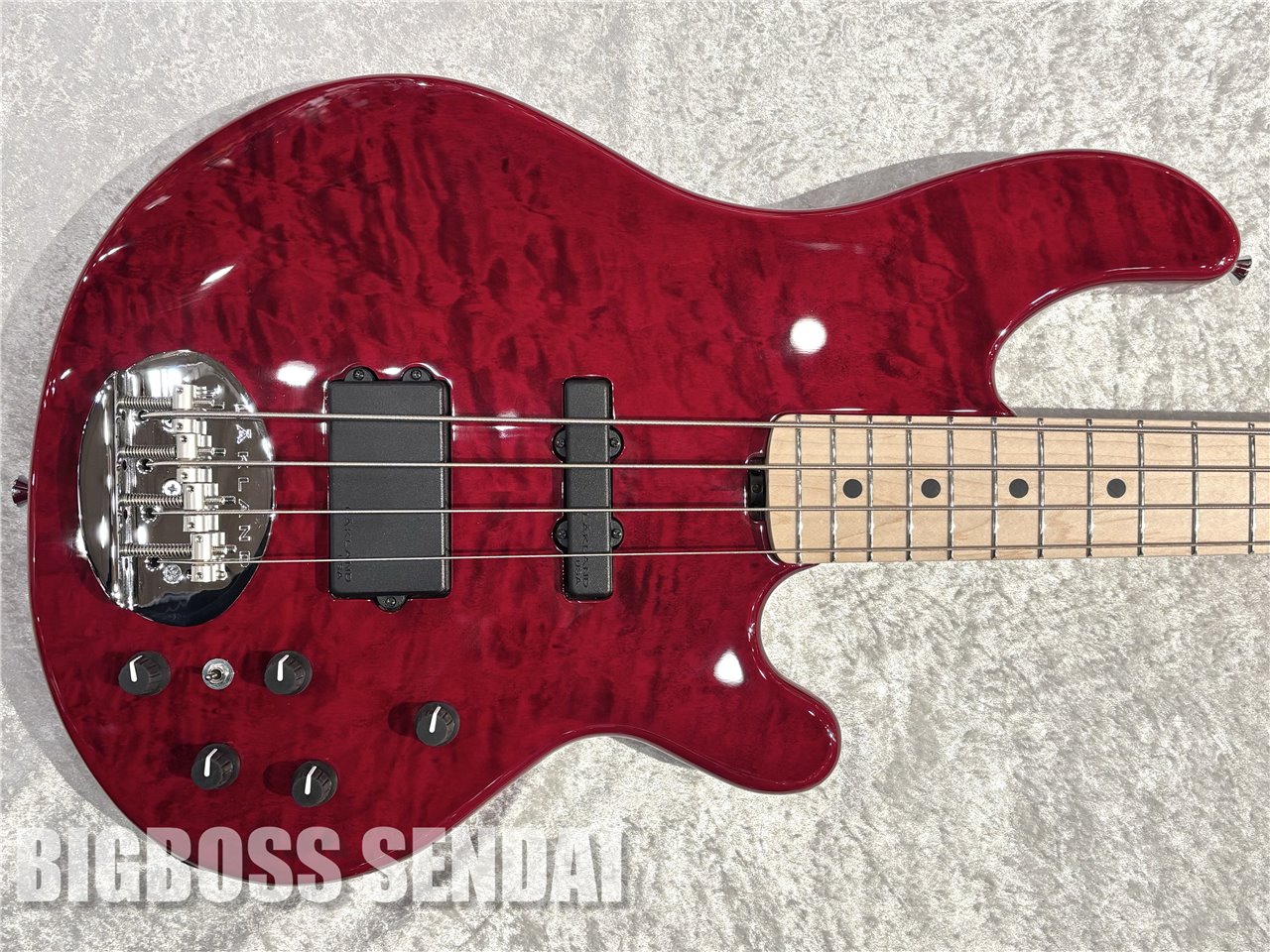 【即納可能】LAKLAND(レイクランド)Shoreline Series SL44-94 Deluxe / Burgundy Translucent / Maple FB 仙台店