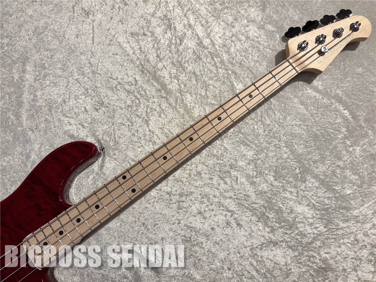 【即納可能】LAKLAND(レイクランド)Shoreline Series SL44-94 Deluxe / Burgundy Translucent / Maple FB 仙台店