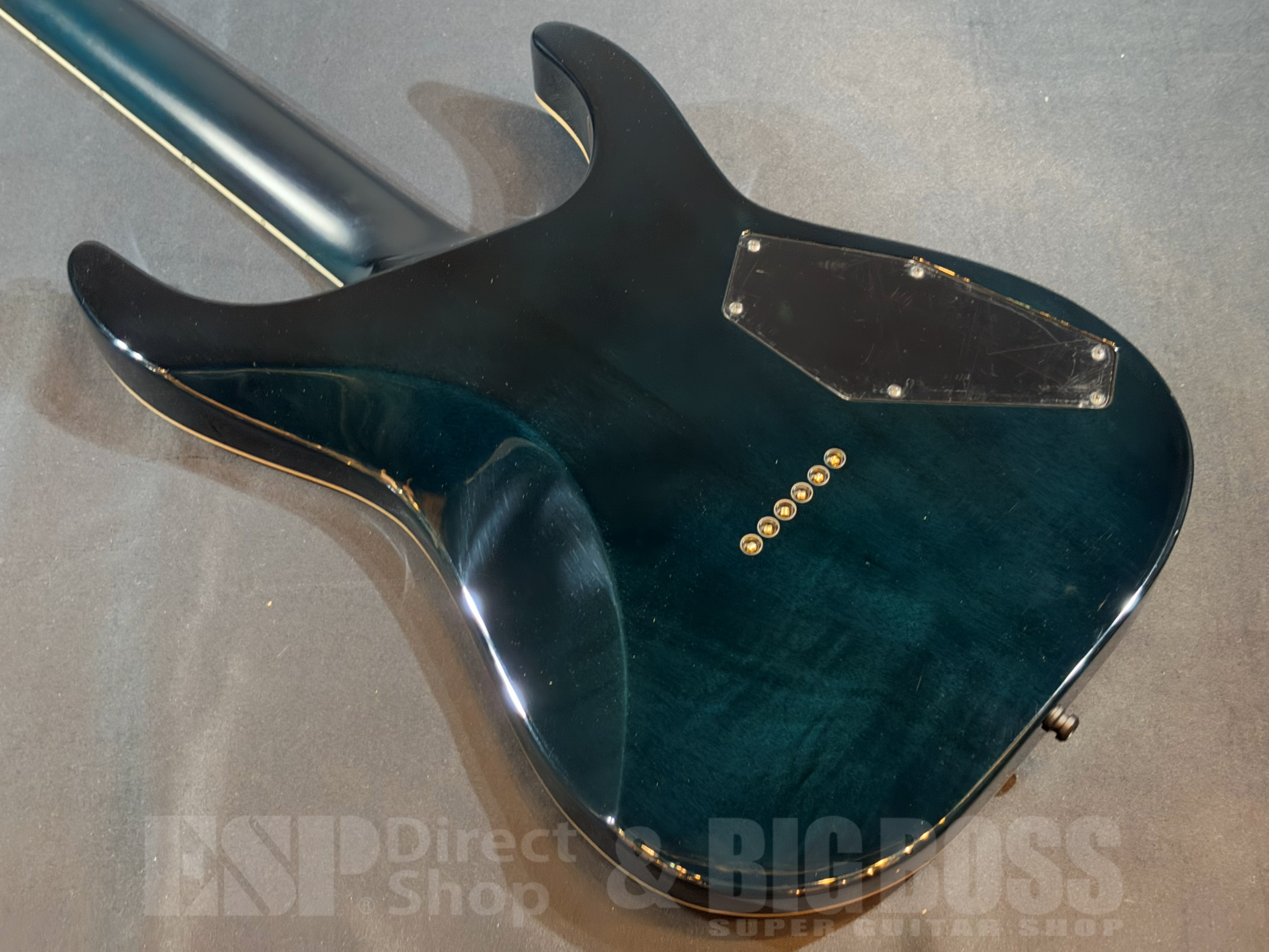 【即納可能/アウトレット】E-II(イーツー) M-II NT HS QM Black Turquoise Burst L/H(レフトハンドモデル) 大阪店