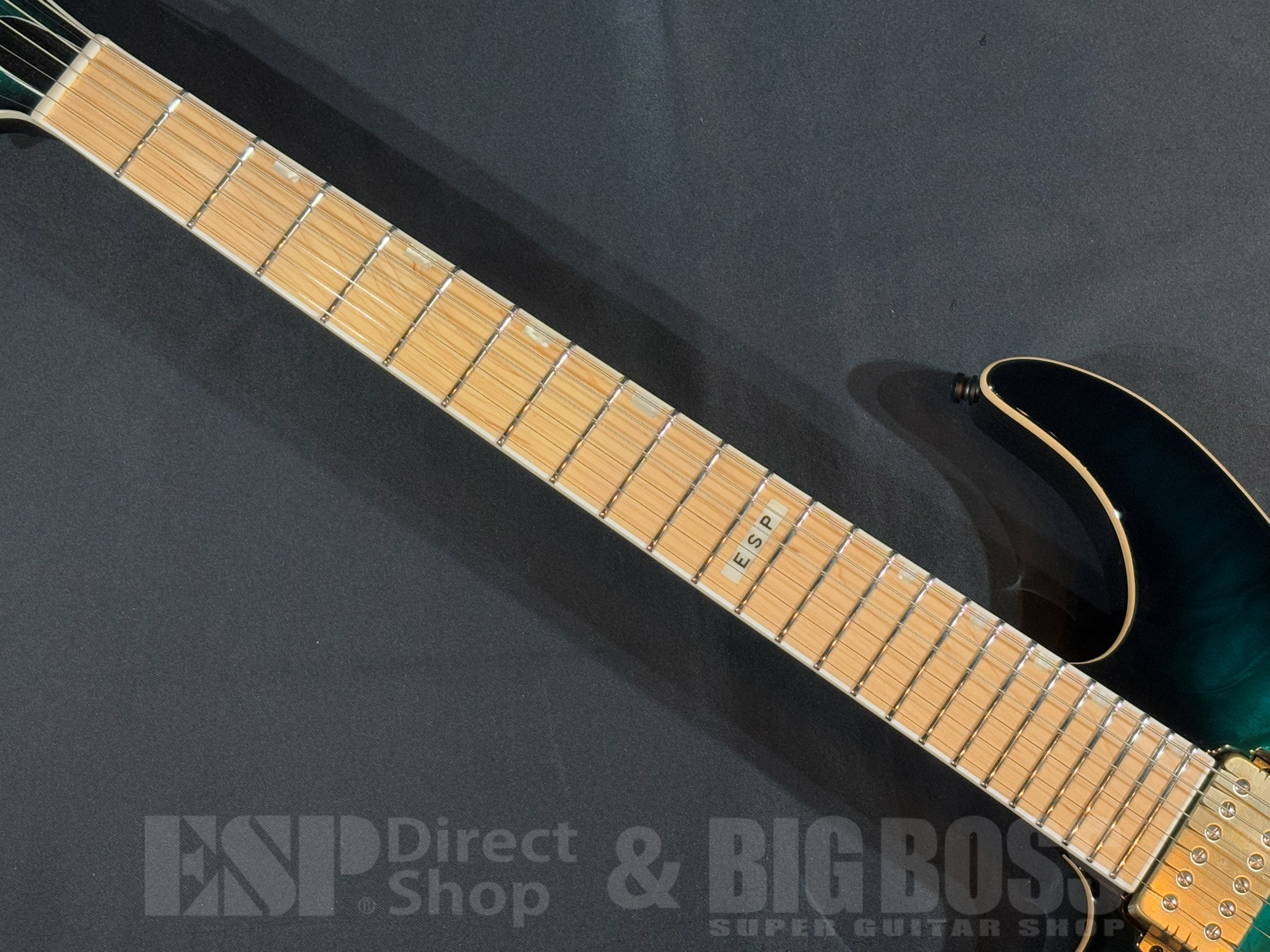 【即納可能/アウトレット】E-II(イーツー) M-II NT HS QM Black Turquoise Burst L/H(レフトハンドモデル) 大阪店