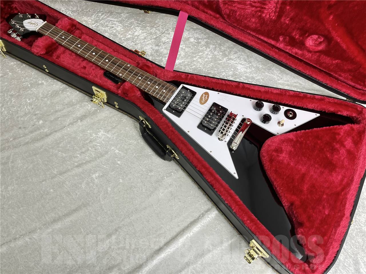 【即納可能】Epiphone ( エピフォン ) Kirk Hammett 1979 Flying V / Ebony (エレクトリックギター) お茶の水駅前店・別館