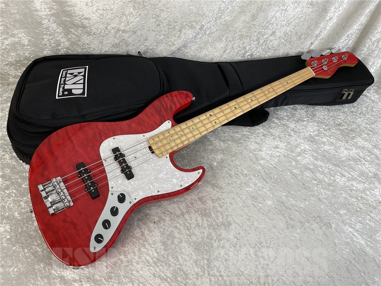 【即納可能/中古品】ESP(イーエスピー) BUZZ BASS(See Thru Fiesta Red) L'Arc~en~Ciel/tetsuya Model お茶の水駅前店(東京)