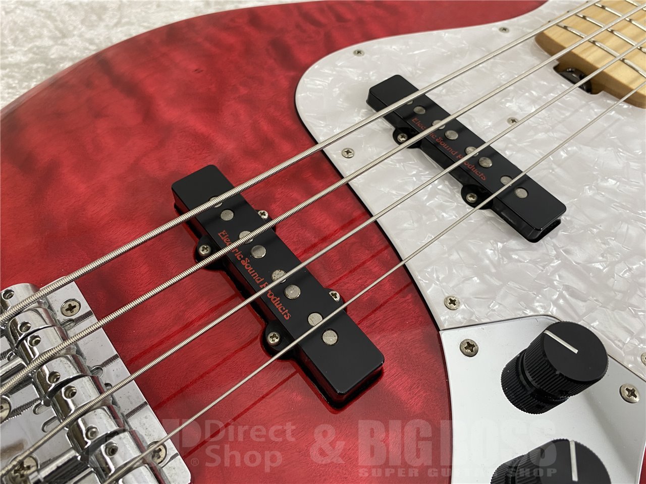【即納可能/中古品】ESP(イーエスピー) BUZZ BASS(See Thru Fiesta Red) L'Arc~en~Ciel/tetsuya Model お茶の水駅前店(東京)