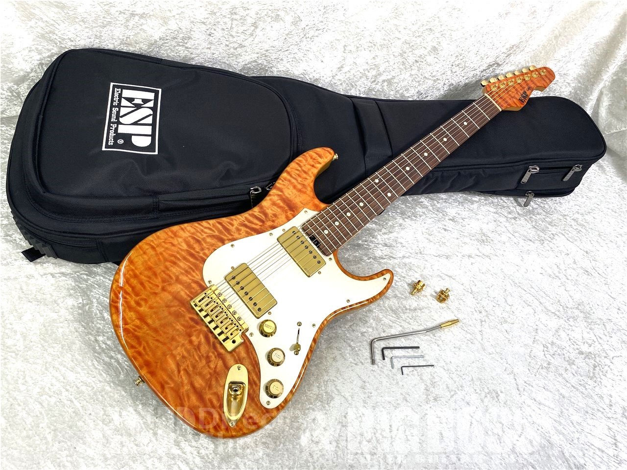 【即納可能/中古品】ESP(イーエスピー) SNAPPER-7 Ohmura Custom "Honey Gold" お茶の水駅前店(東京)