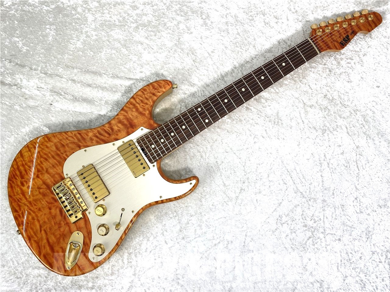 【即納可能/中古品】ESP(イーエスピー) SNAPPER-7 Ohmura Custom "Honey Gold" お茶の水駅前店(東京)