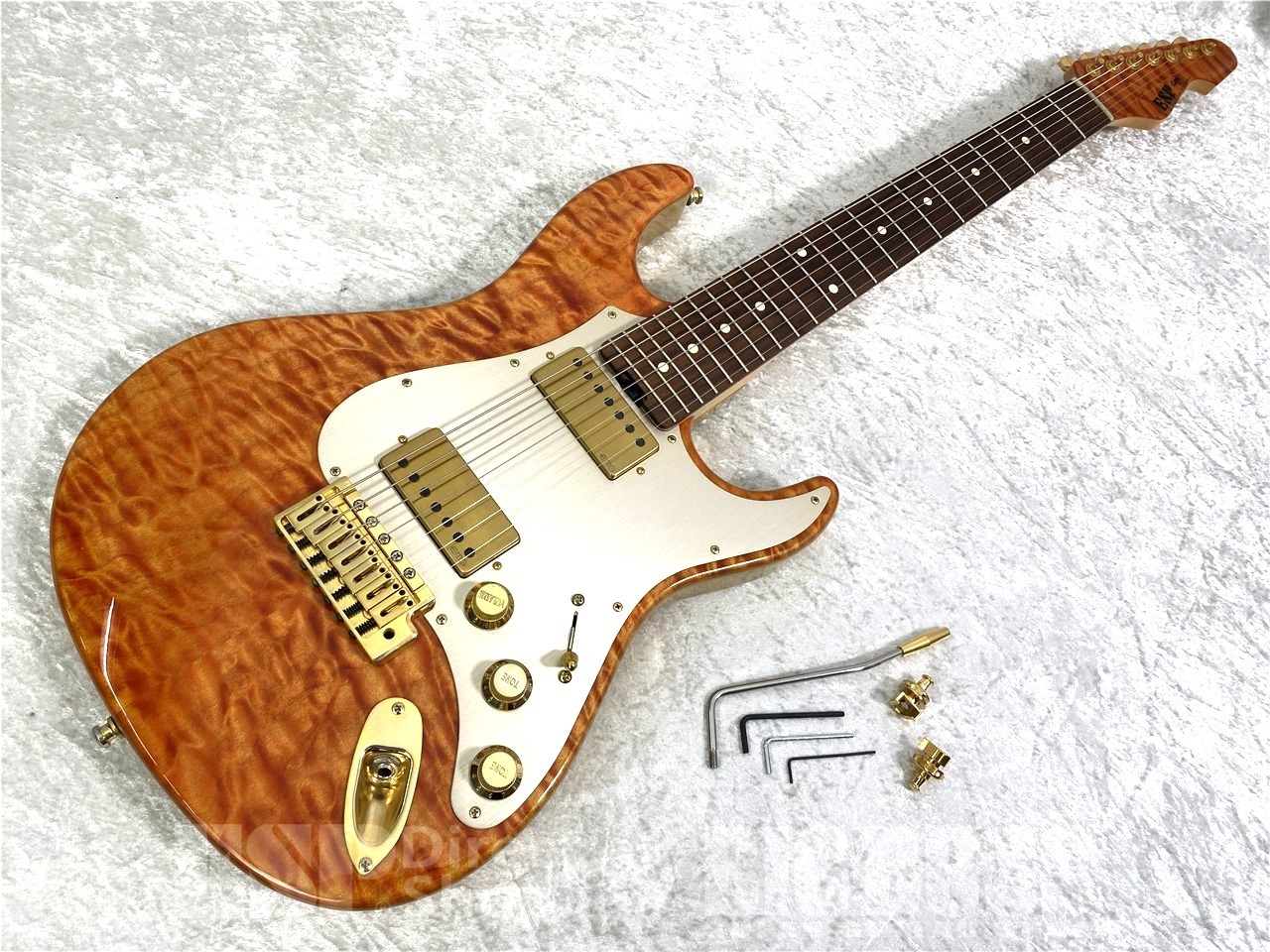 【即納可能/中古品】ESP(イーエスピー) SNAPPER-7 Ohmura Custom "Honey Gold" お茶の水駅前店(東京)