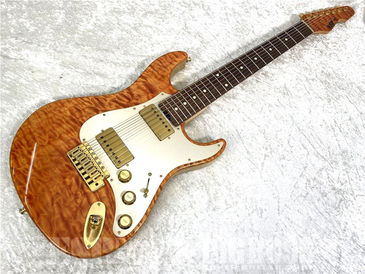 【即納可能/中古品】ESP(イーエスピー) SNAPPER-7 Ohmura Custom "Honey Gold" お茶の水駅前店(東京)