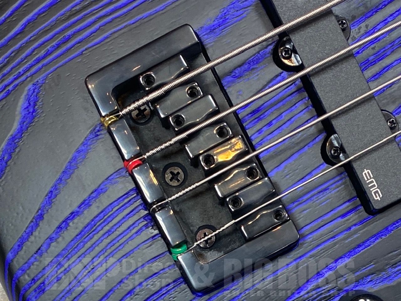 【即納可能】Spector NS Pulse 4/ Black Blue Fill GWS