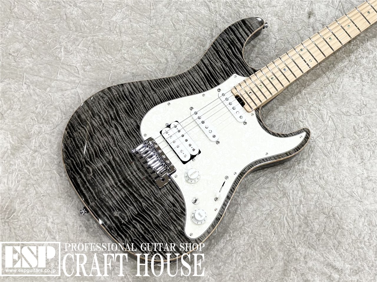 【即納可能】ESP SNAPPER-CTM/FM / See Thru Black w/White Pearl Black 渋谷店