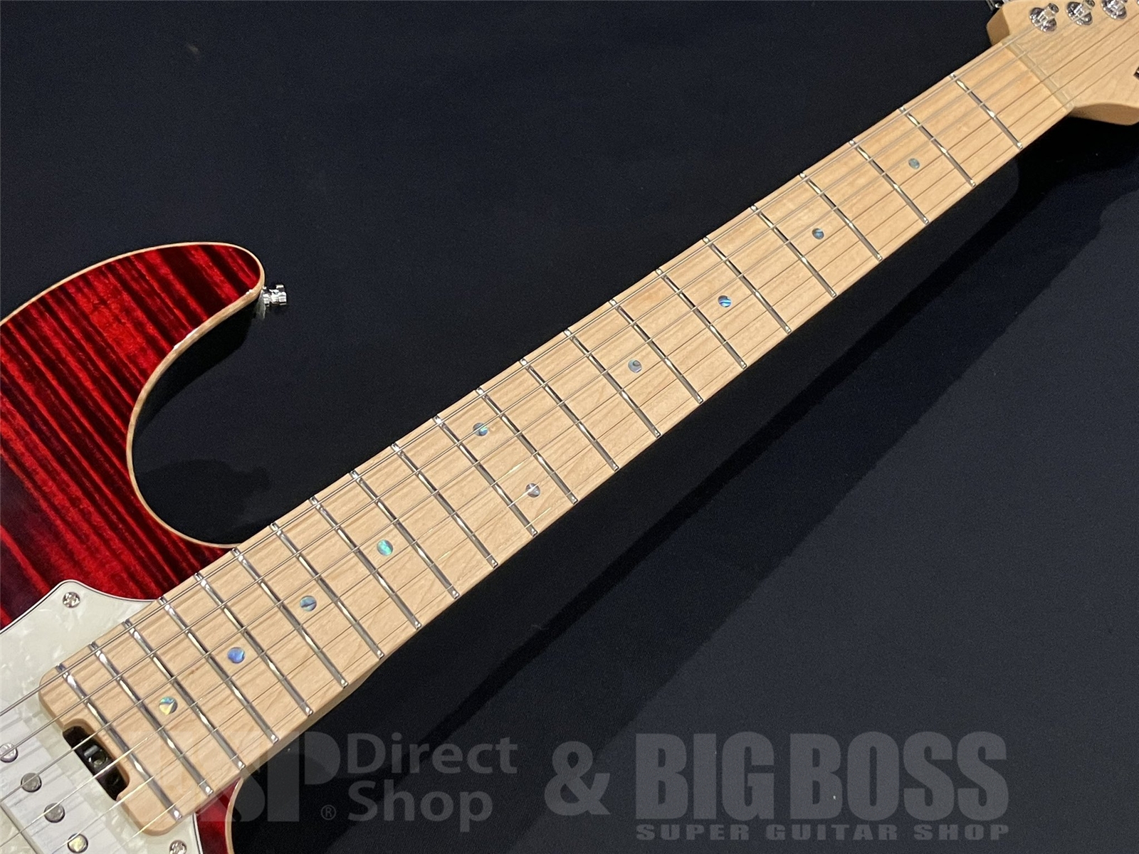 【即納可能】ESP(イーエスピー)SNAPPER-CTM-FM Black Cherry w/Red Pearl Black 京都店