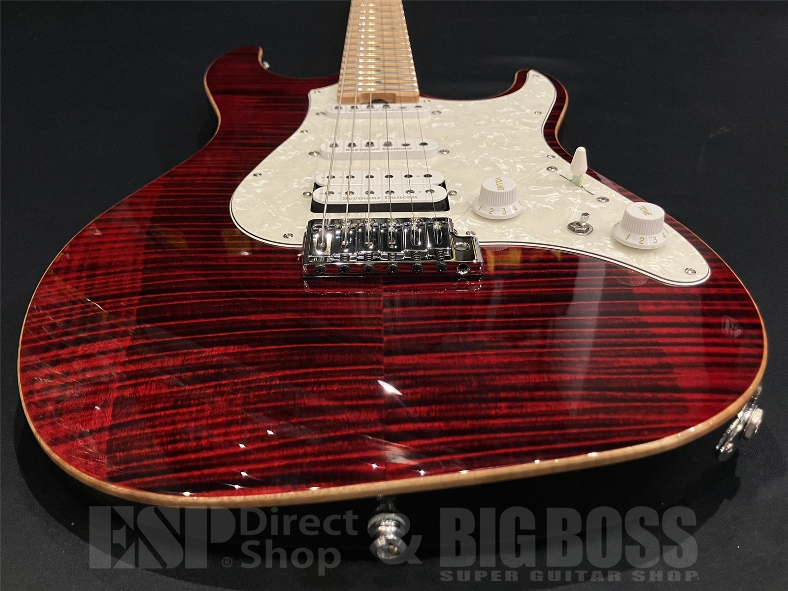 【即納可能】ESP(イーエスピー)SNAPPER-CTM-FM Black Cherry w/Red Pearl Black 京都店