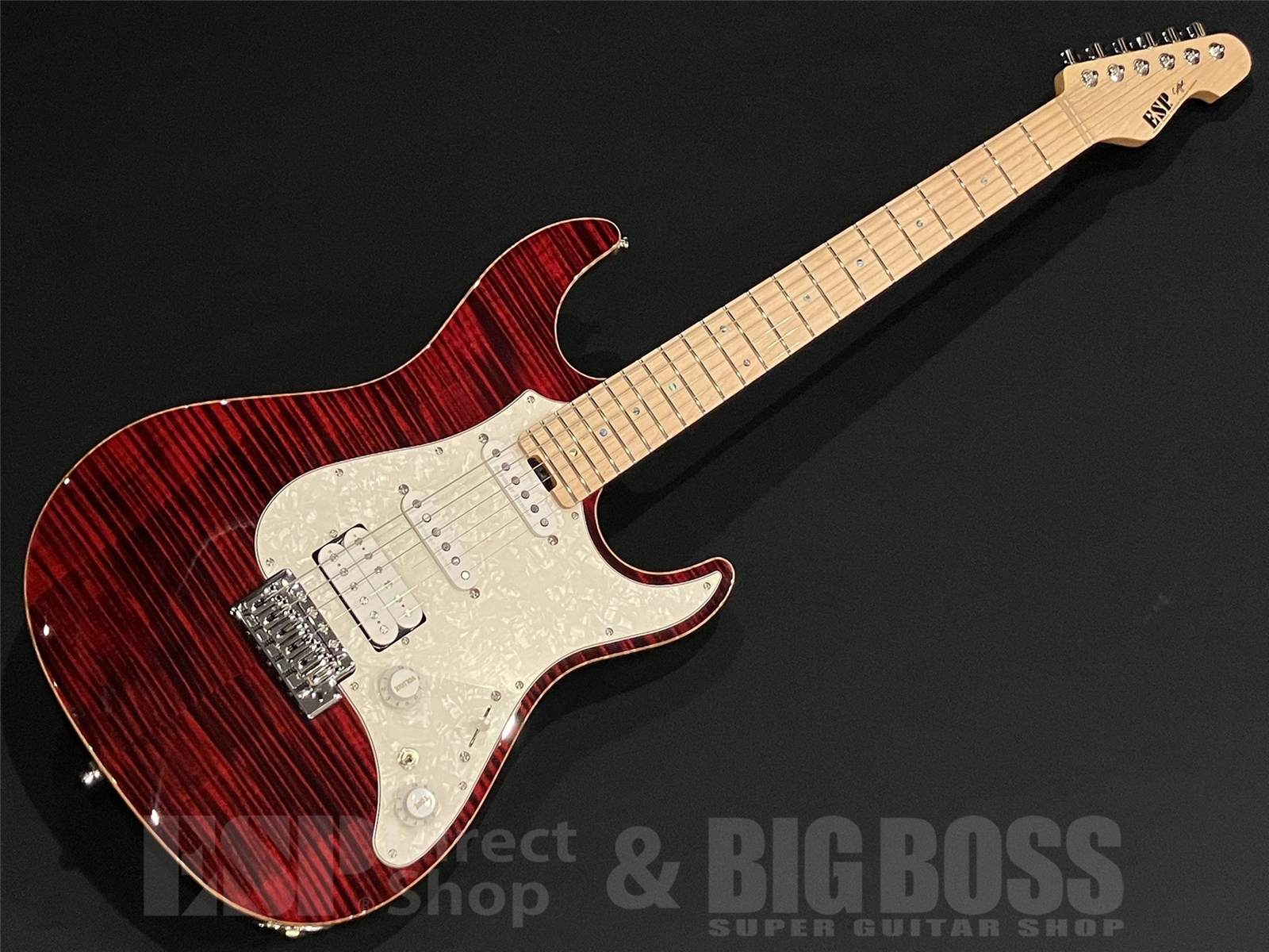 【即納可能】ESP(イーエスピー)SNAPPER-CTM-FM Black Cherry w/Red Pearl Black 京都店