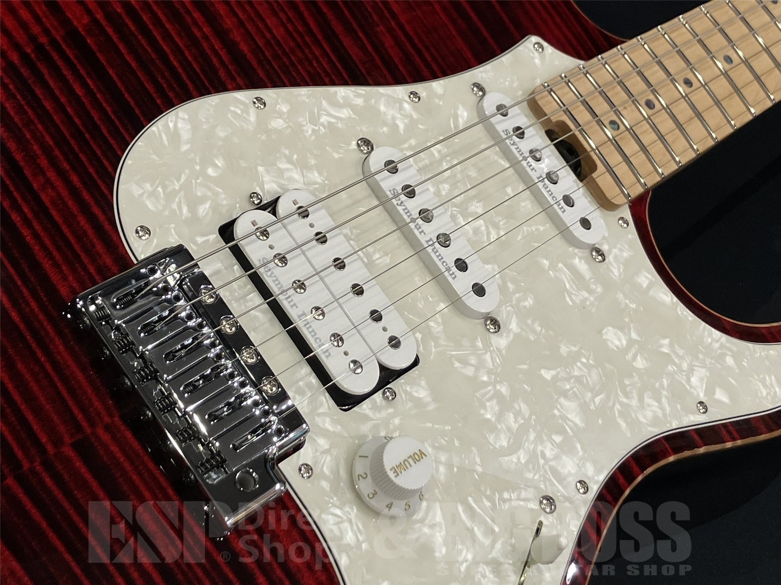 【即納可能】ESP(イーエスピー)SNAPPER-CTM-FM Black Cherry w/Red Pearl Black 京都店