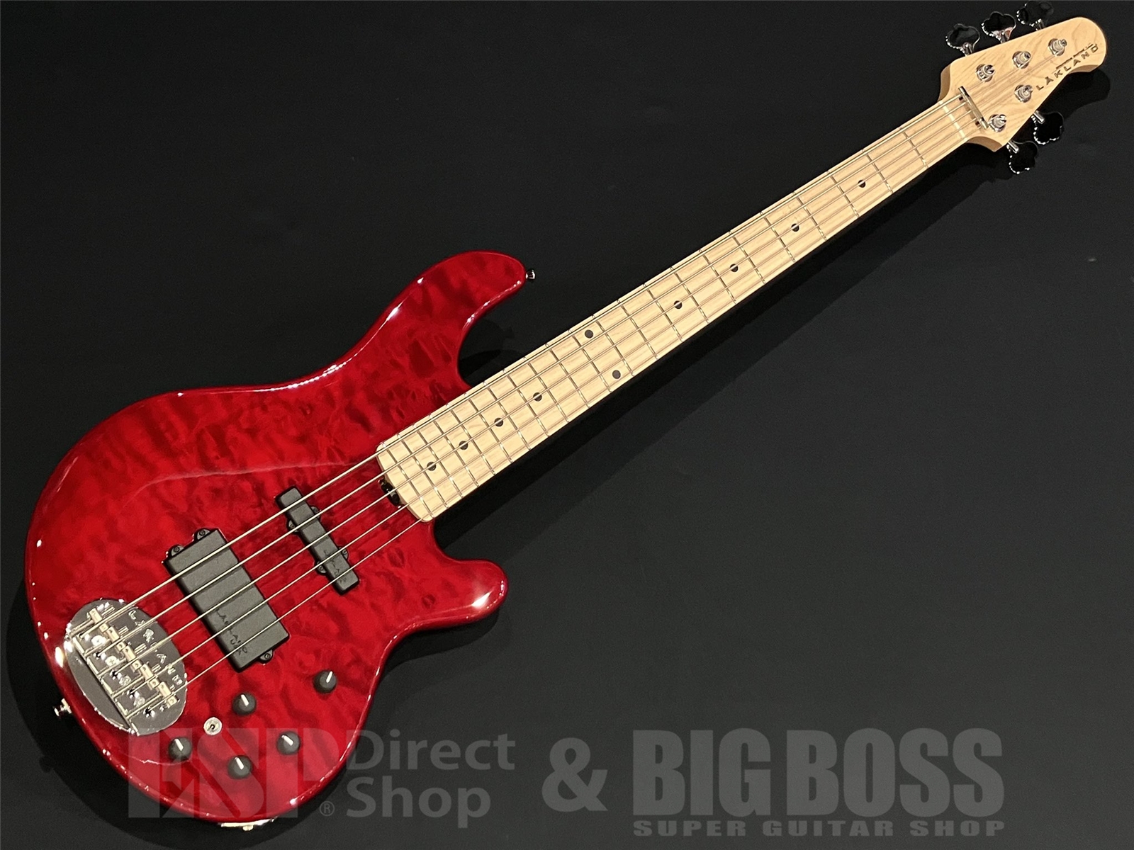 【即納可能】Lakland（レイクランド）SL55-94 Deluxe（Burgundy Translucent）　京都店