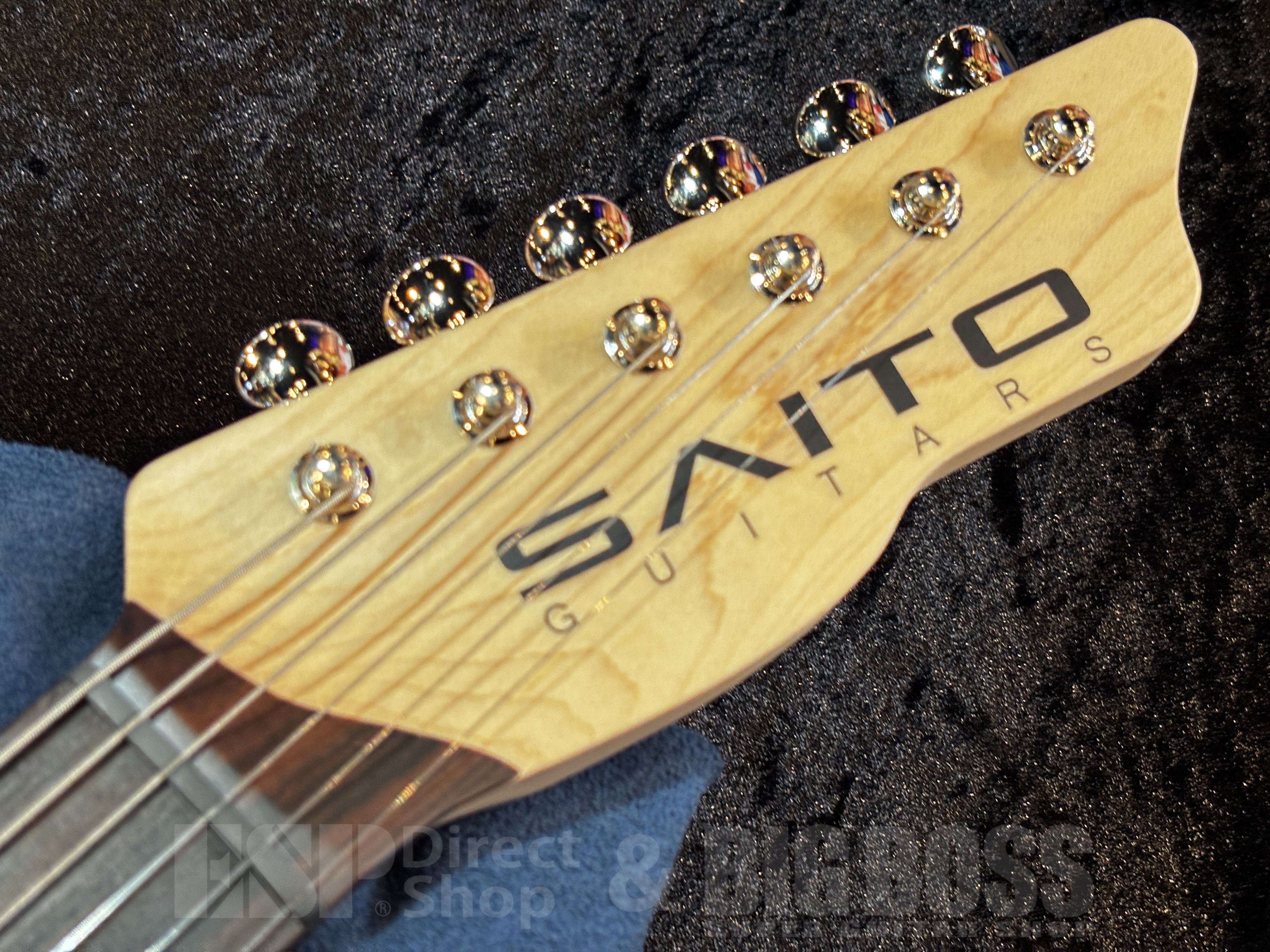 【即納可能】SAITO GUITARS(サイトウギターズ) SG S-622CSH MRA SH【BLACK TORTOISE】福岡店