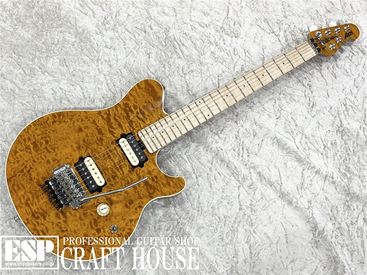 【即納可能】MUSIC MAN AXIS KID SPECIAL / Trans Gold / Quilt MH　渋谷店