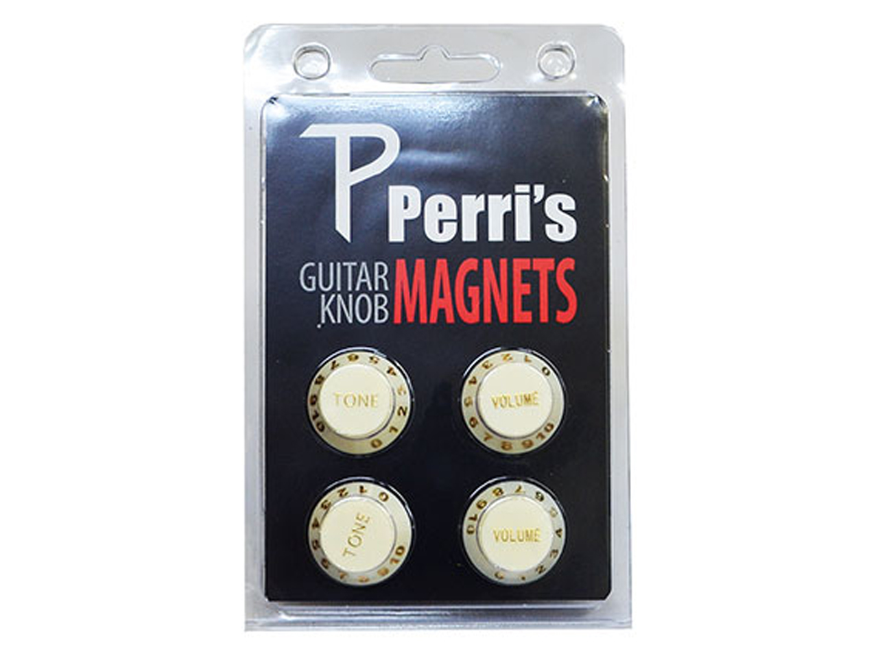 Perri's(ペリーズ) GUITAR KNOB MAGENTS WHITE / 4PACK (ギターノブデザインマグネット)
