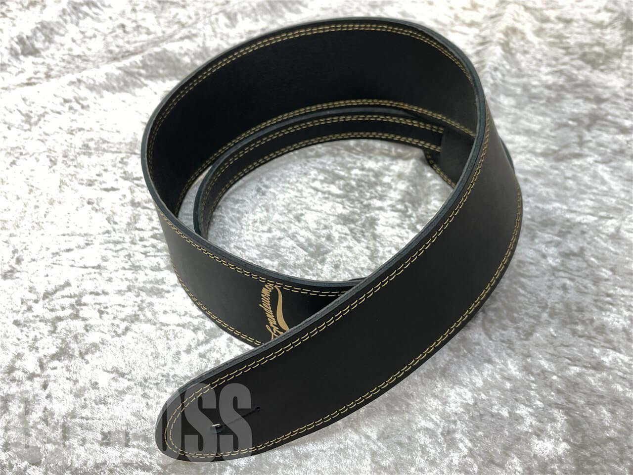 【即納可能】Grande uomo（グランデウオモ）G-Standard Strap Black Wステッチゴールド　名古屋店