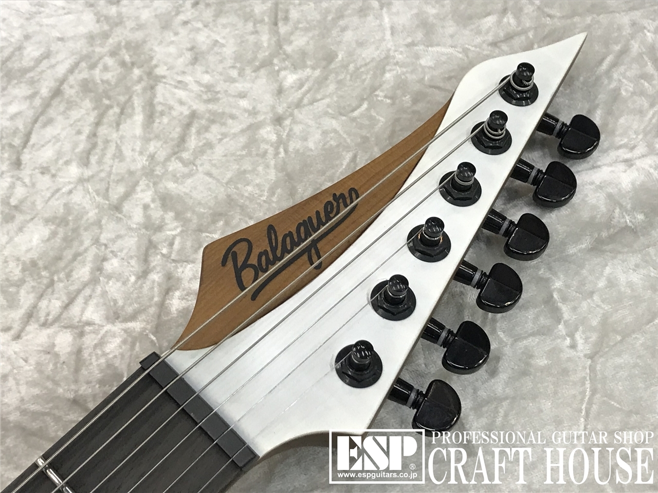 【即納可能】Balaguer Guitars Diablo Standard with Evertune / Satin Trans White　渋谷店