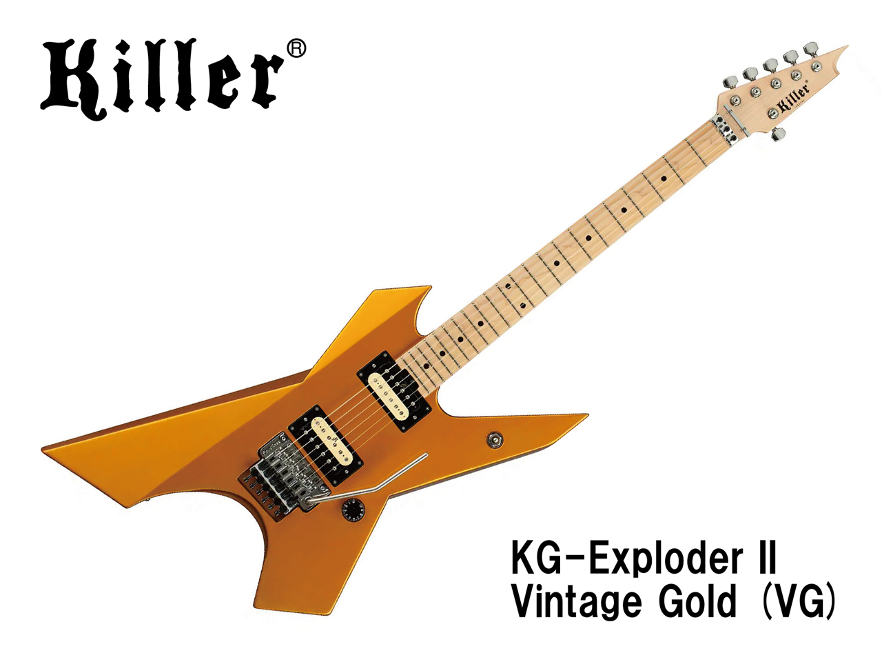 【受注生産】Killer KG-Exploder II / Vintage Gold (キラー)