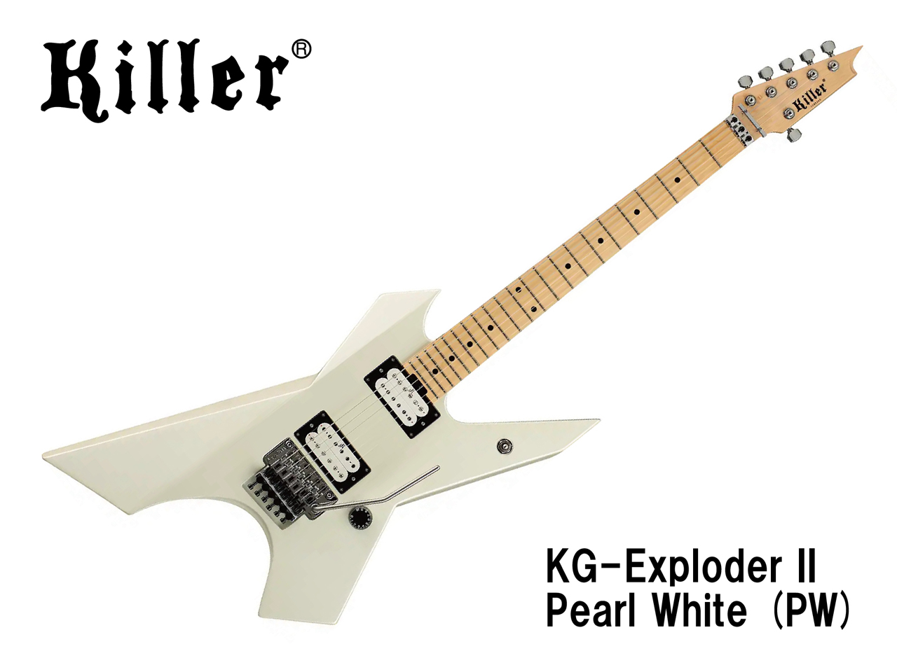 受注生産】Killer KG-Exploder II / Pearl White (キラー) | 【ESP直営