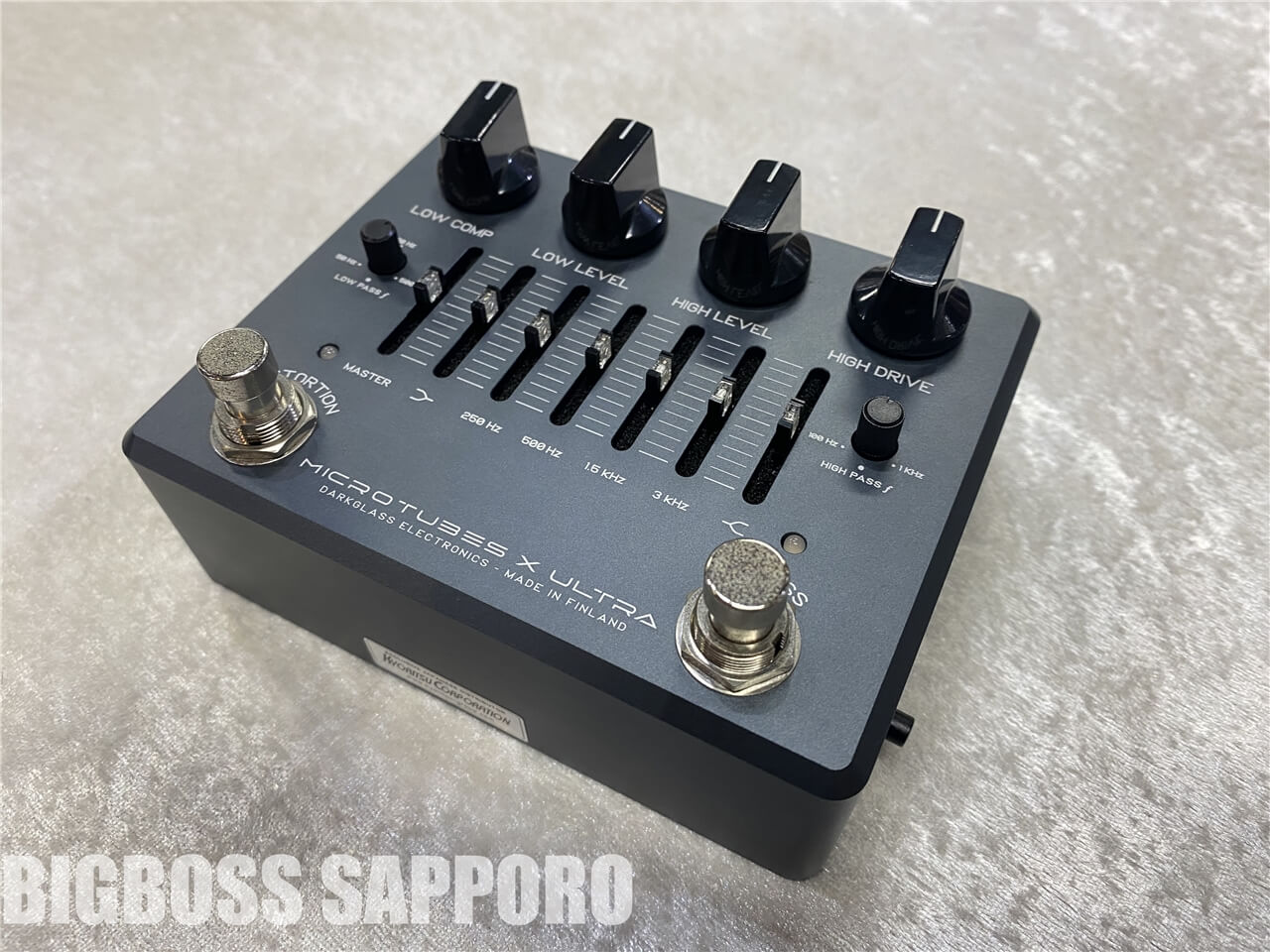 【即納可能】Darkglass Electronics(ダークグラスエレクトロニクス) Microtubes X ULTRA (ベース用ディストーション) 札幌店