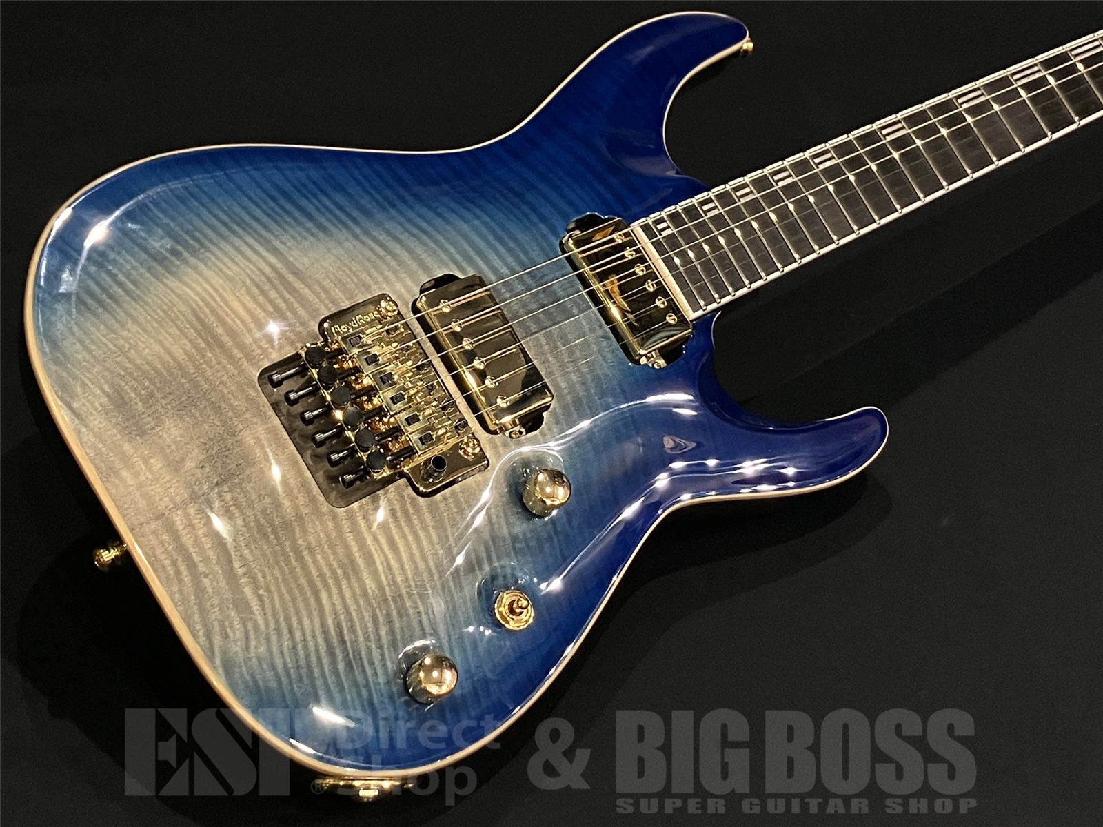 【即納可能】EDWARDS(エドワーズ) E-HORIZON-CTM 50TH (Black Aqua Burst C / Blue Pearl Back) 京都店