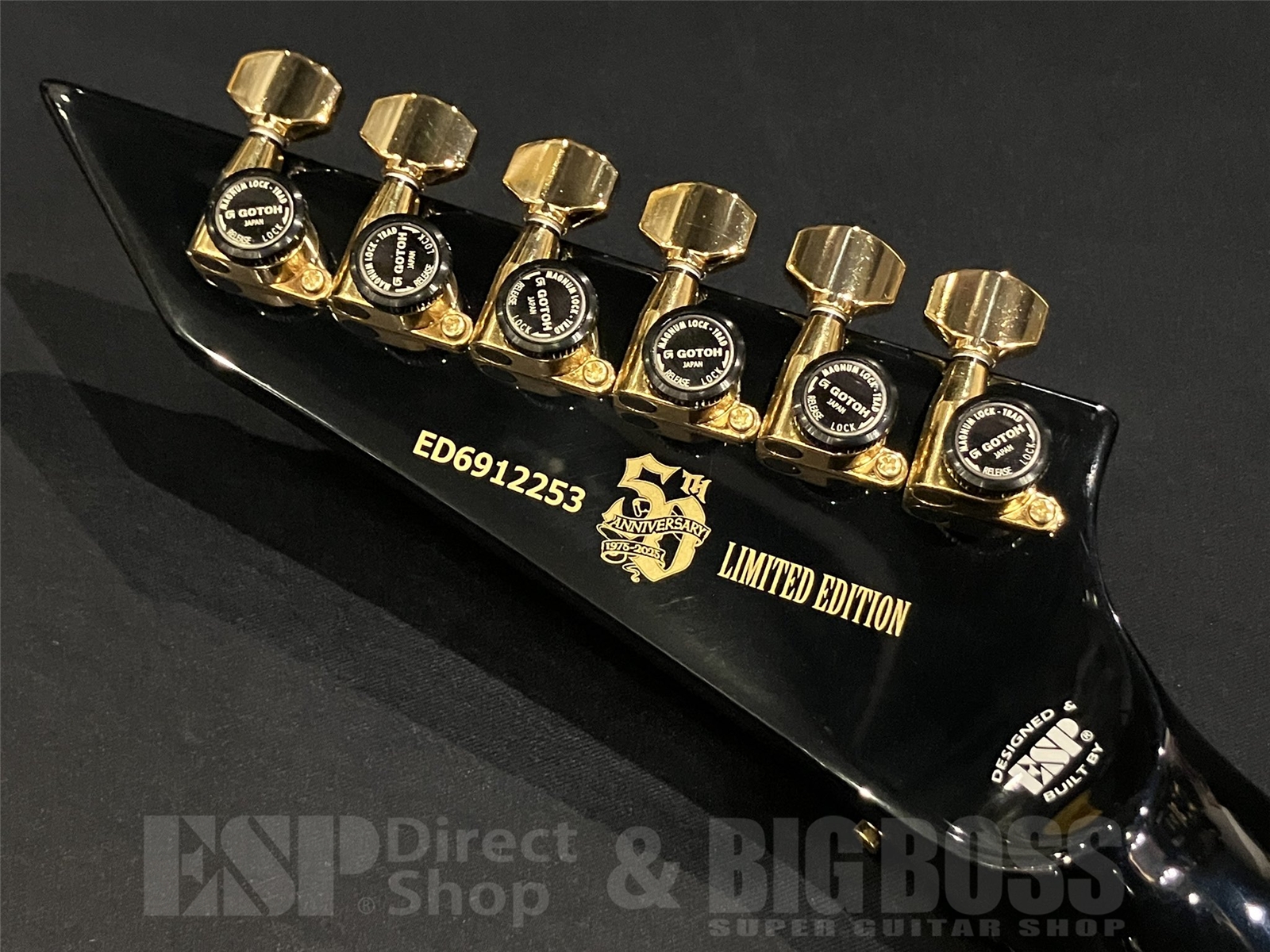 【即納可能】EDWARDS(エドワーズ) E-HORIZON-CTM 50TH (Black Aqua Burst C / Blue Pearl Back) 京都店