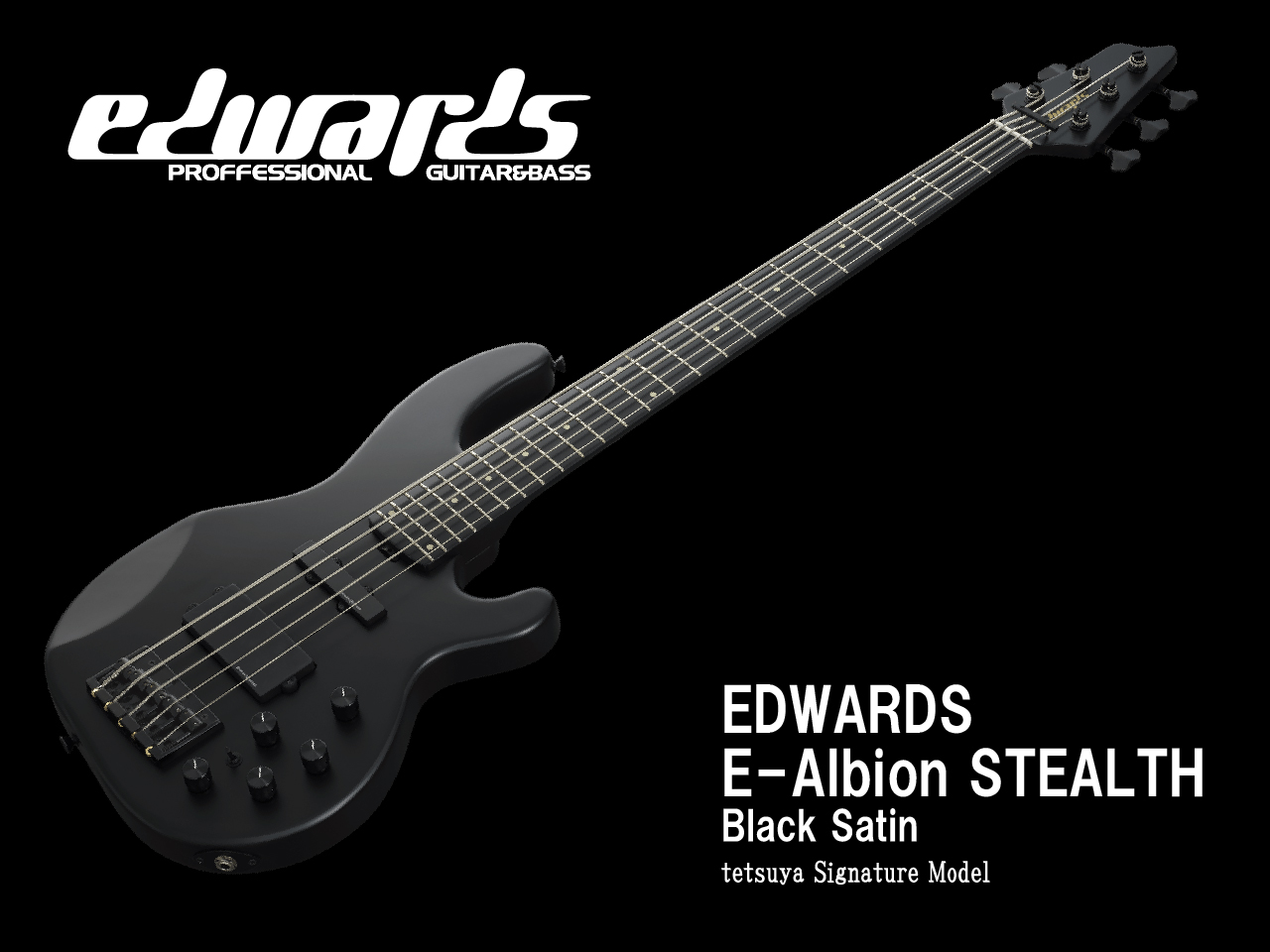 受注生産】EDWARDS(エドワーズ) E-Albion STEALTH (L'Arc～en～Ciel