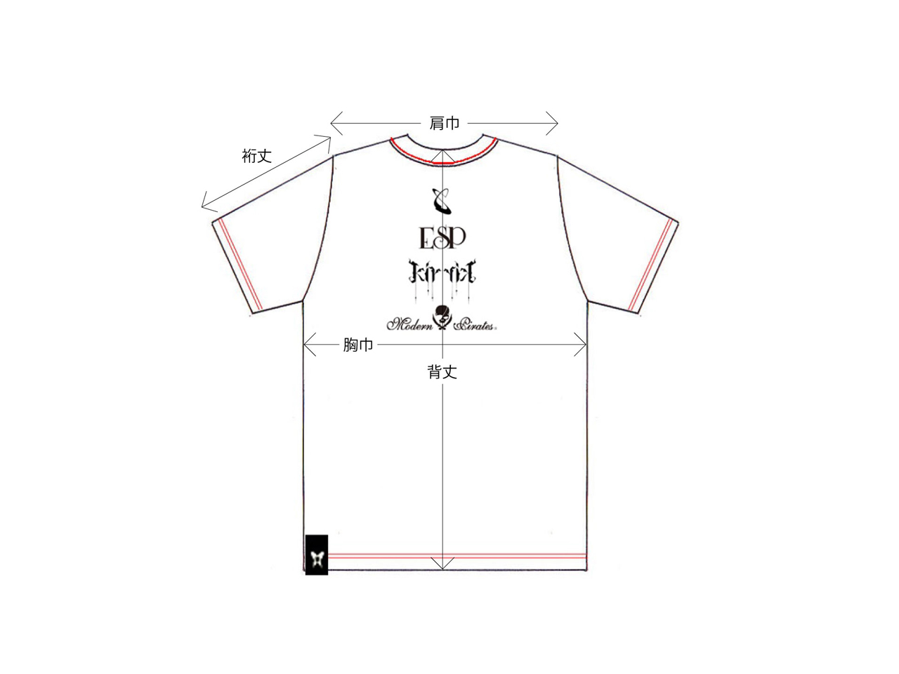 SGZ × kiryuyrik × ESP Collaboration T-shirt / SEKA-ST07-050