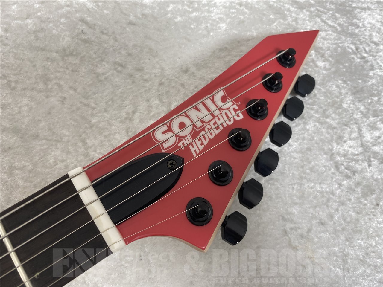 【即納可能】ESP×SONIC(イーエスピーxソニック) SONIC THE HEDGEHOG GUITAR III -Classic Sonic Edition- / Classic Sonic Collage Art / Black Satin お茶の水駅前店(東京)