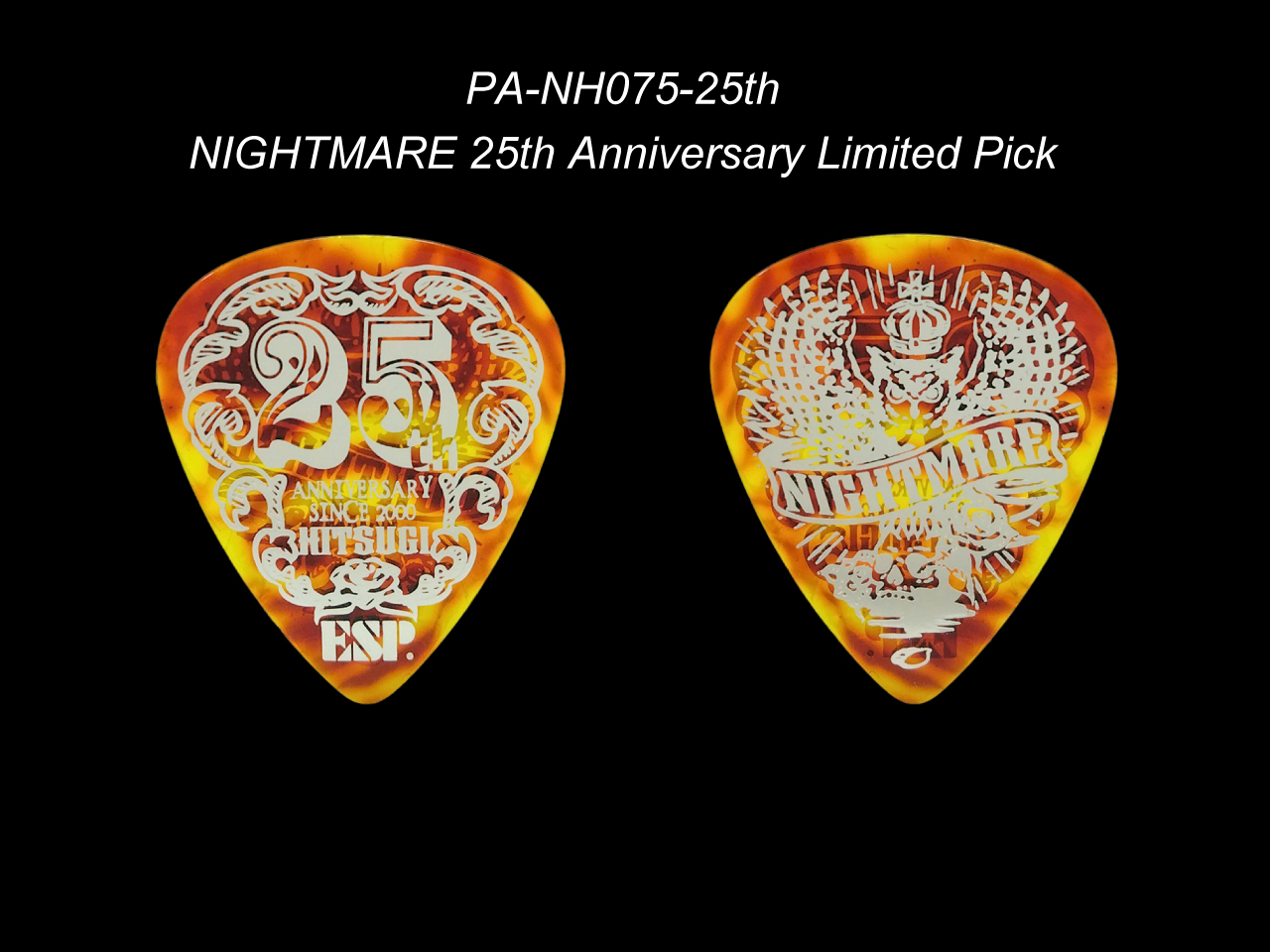ESP(イーエスピー) Signature Pick Sereis PA-NH075-25th / NIGHTMARE 25th Anniversary Limited Pick (NIGHTMARE/柩 Model)